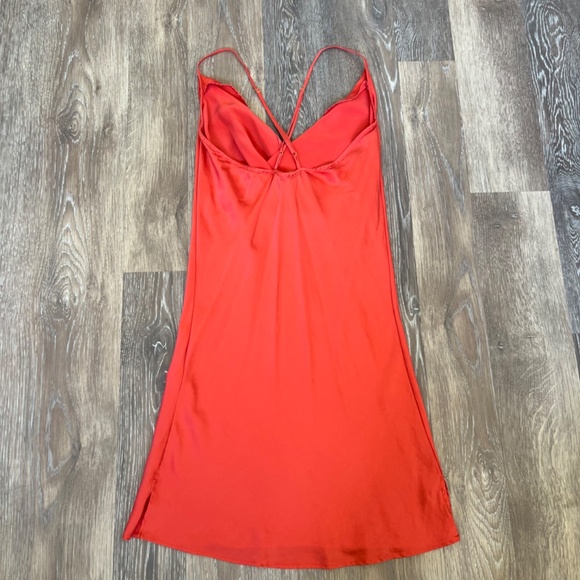 Naked Princess Silk Cowl Neck Slip Dress Size L - Picture 2 of 9